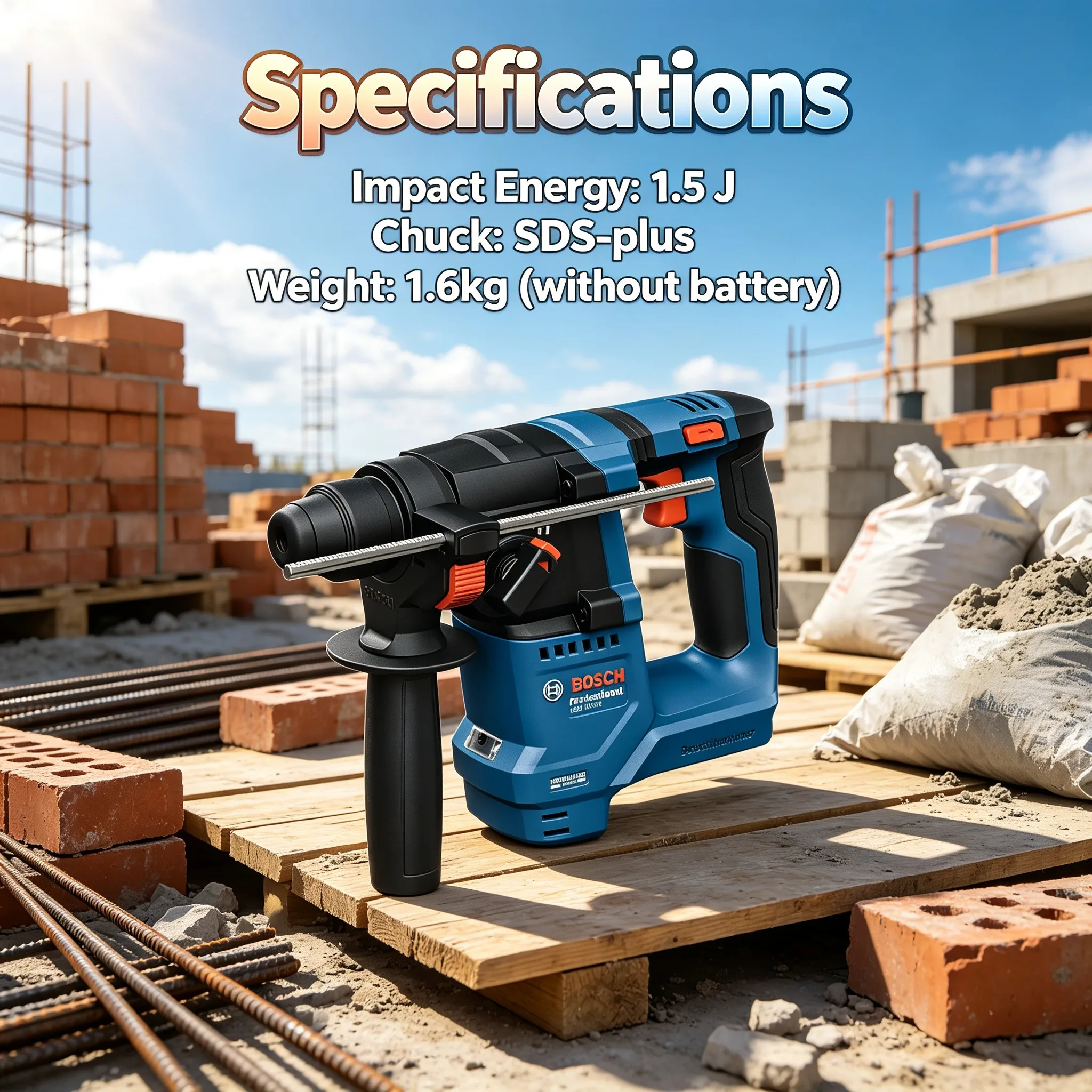 BOSCH GBH 18V-18 Cordless Rota - Power Tools Professional review and price